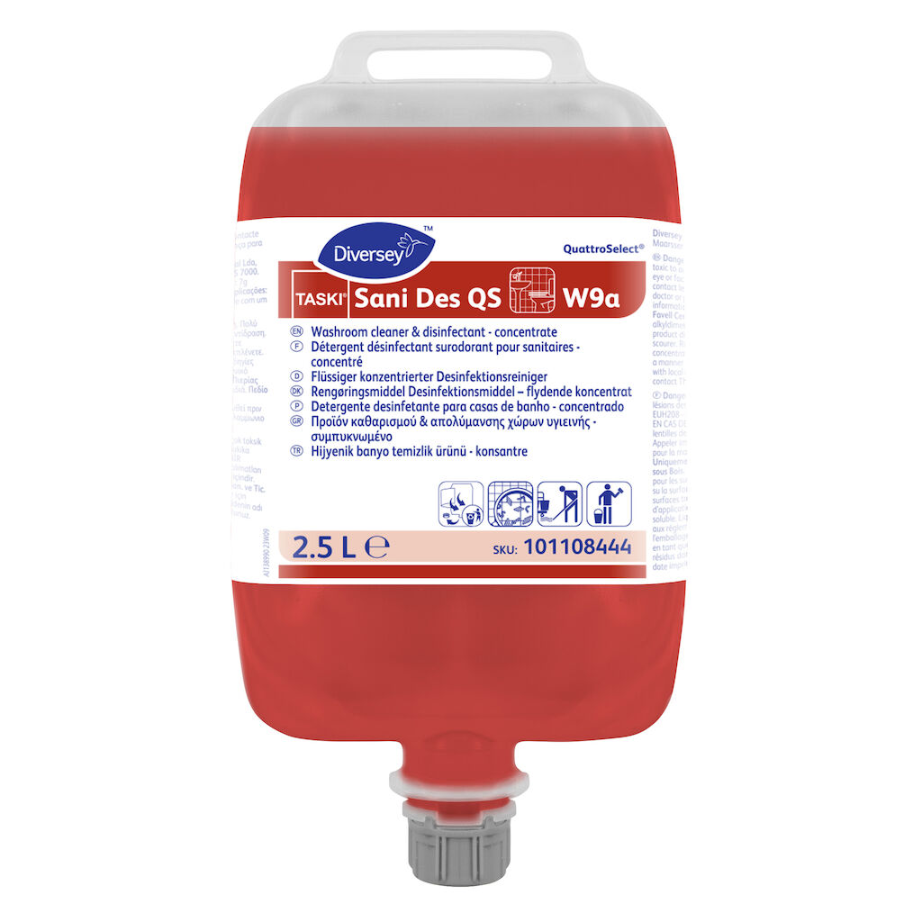 TASKI Sani Des QS 2x2.5L - Desinfizierender Sanitärreiniger